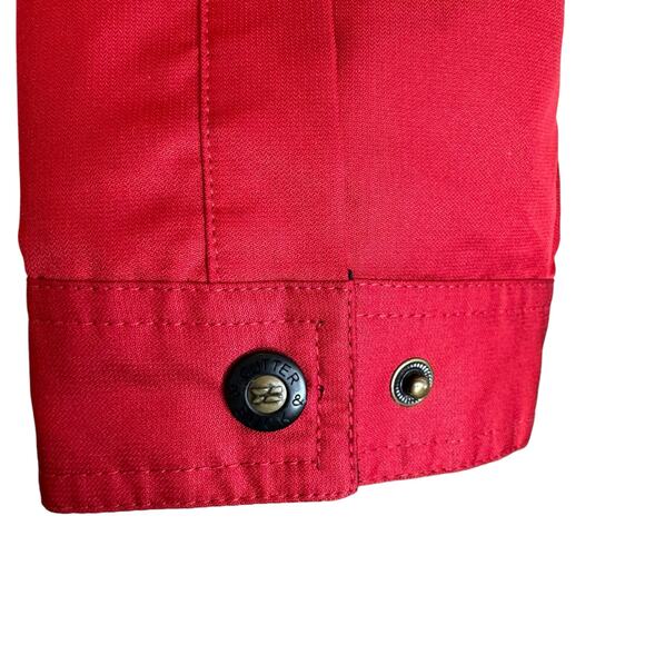 Briggs Equipment Jacket Cutter Buck Red Mens Size XL Full Zip Weathertec - Picture 10 of 15